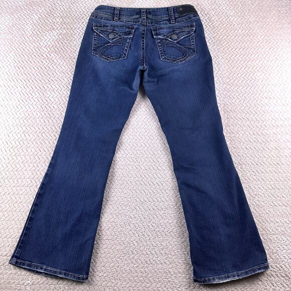 Silver Jeans Womens Suki Surplus Size 30x30 Bootcut Flap Pockets - Picture 4 of 15